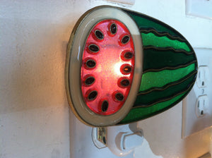 Watermelon Night Light  4 watt  on/off switch