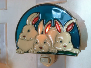 Bunny Rabbit Night Light  4 watt  on/off switch