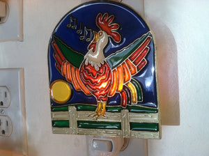 Rooster Night Light  4 watt  on/off switch