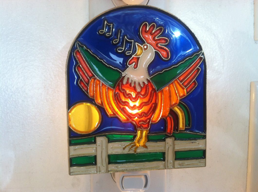 Rooster Night Light  4 watt  on/off switch