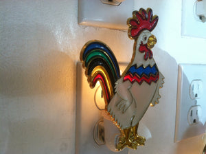 Rooster Night Light  4 watt  on/off switch