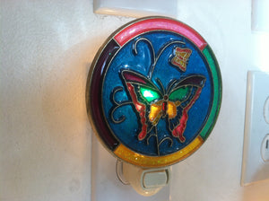 Butterfly Night Light  4 watt  on/off switch