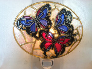 Butterfly Night Light  4 watt  on/off switch