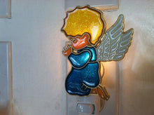 Load image into Gallery viewer, Boy Angel Praying Night Light  4 watt  on/off switch