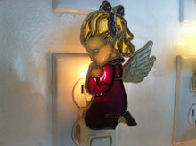 Load image into Gallery viewer, Girl Angel Praying Night Light  4 watt  on/off switch