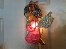 Load image into Gallery viewer, Girl Angel Praying Night Light  4 watt  on/off switch