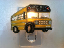 Load image into Gallery viewer, School Bus Night Light with  4 watt  on/off switch