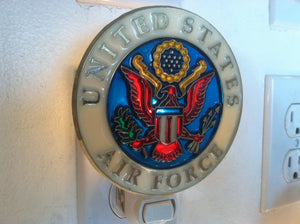 USA Air Force Night Light with  4 watt  on/off switch