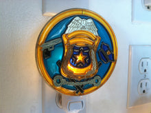 Load image into Gallery viewer, Police Night Light with  4 watt  on/off switch