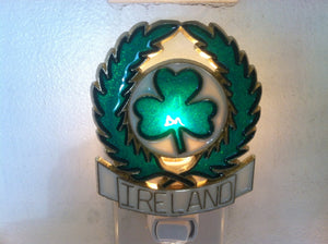 Irish Night Light with  4 watt  on/off switch