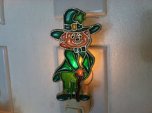 Load image into Gallery viewer, Leprechaun or Irish Night Light with  4 watt  on/off switch