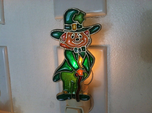 Leprechaun or Irish Night Light with  4 watt  on/off switch
