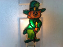 Load image into Gallery viewer, Leprechaun or Irish Night Light with  4 watt  on/off switch