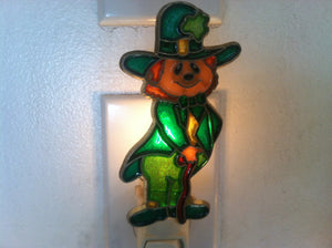 Leprechaun or Irish Night Light with  4 watt  on/off switch