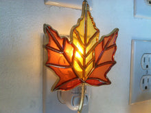 Load image into Gallery viewer, Fall Leaf night Light with  4 watt  on/off switch