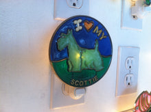 Load image into Gallery viewer, I Love my Scottie Night Light with  4 watt  on/off switch