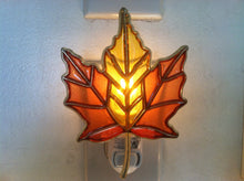 Load image into Gallery viewer, Fall Leaf night Light with  4 watt  on/off switch