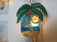 Load image into Gallery viewer, Palm Tree with Dolphin night Light with  4 watt  on/off switch