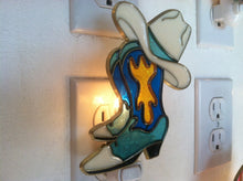 Load image into Gallery viewer, Cowboy Boots and Hat night Light with  4 watt  on/off switch