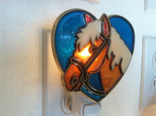 Load image into Gallery viewer, Horse Heart night Light with  4 watt  on/off switch