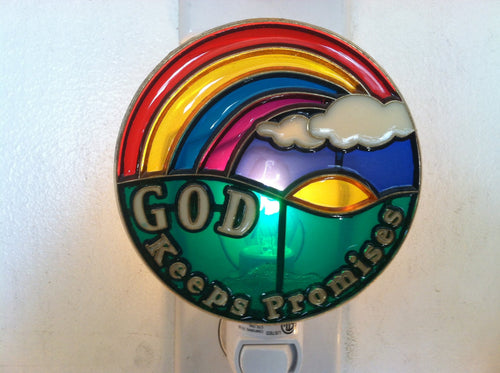 God keeps promises night Light with  4 watt  on/off switch