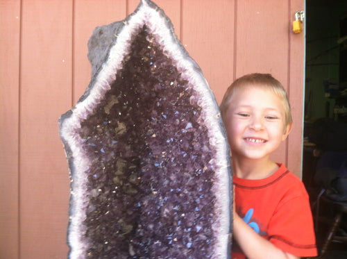 Amethyst crystal specimen geode cathedral