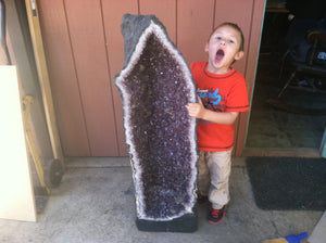 Amethyst crystal specimen geode cathedral