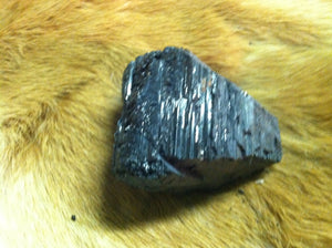 Black Tourmaline Crystal Mineral Specimen in Quartz