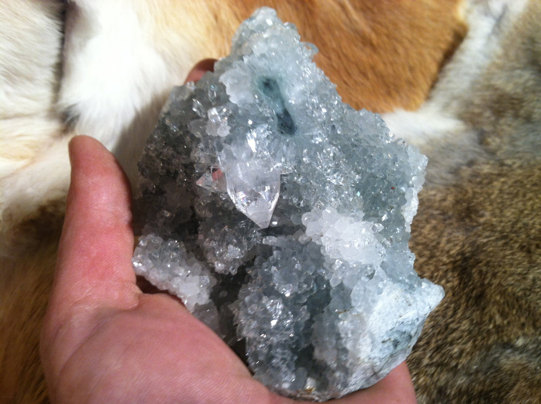 Apophyllite crystal mineral specimen