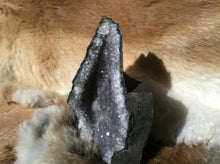Load image into Gallery viewer, Amethyst Crystal Geode Specimen with Cut Base