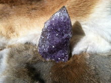 Load image into Gallery viewer, Amethyst Crystal Geode Specimen with Cut Base