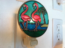 Load image into Gallery viewer, Flamingo Night Light with  4 watt  on/off switch