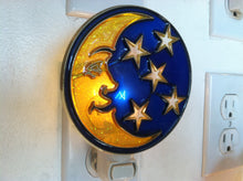 Load image into Gallery viewer, Moon and Stars Night Light with  4 watt  on/off switch