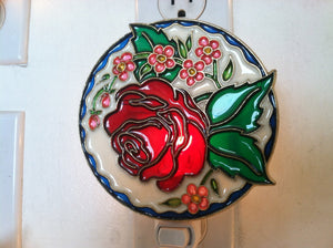 Rose Night Light with  4 watt  on/off switch