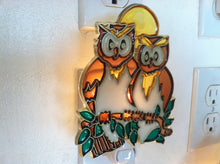 Load image into Gallery viewer, Owl moon Night Light with  4 watt  on/off switch