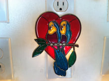 Load image into Gallery viewer, Love birds Night Light with  4 watt  on/off switch