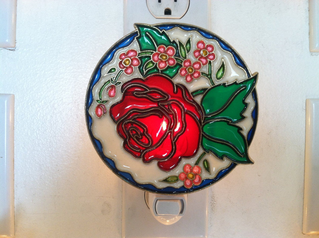 Rose Night Light with  4 watt  on/off switch