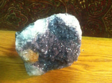 Load image into Gallery viewer, Mystical Black Amethyst Crystal Geode Specimen  from Uruguay