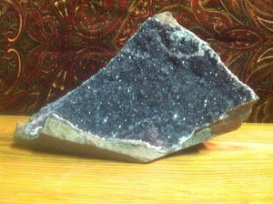 Mystical Black Amethyst Crystal Geode Specimen  from Uruguay