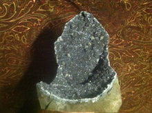 Load image into Gallery viewer, Mystical Black Amethyst Crystal Geode Specimen from Uruguay