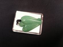 Load image into Gallery viewer, Carved stone Angel necklace.  Made of Jade