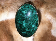 Load image into Gallery viewer, Malachite and Bronze polished bowl