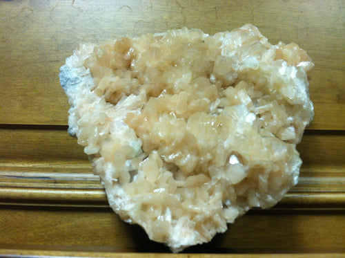 Apophyllite and Stilbite crystal mineral specimen