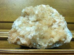 Apophyllite and Stilbite crystal mineral specimen