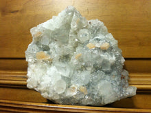 Load image into Gallery viewer, Apophyllite and Stilbite crystal mineral specimen