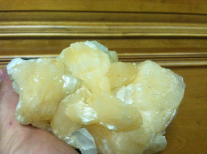 Apophyllite and Stilbite crystal mineral specimen