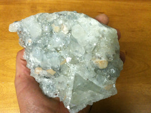 Apophyllite and Stilbite crystal mineral specimen