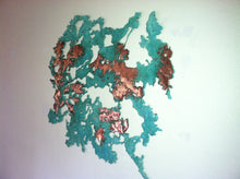 Load image into Gallery viewer, Patina Solid Copper Specimen with areas Polished  XXL
