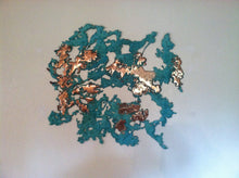 Load image into Gallery viewer, Patina Solid Copper Specimen with areas Polished  XXL