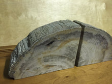 Load image into Gallery viewer, petrified wood bookends